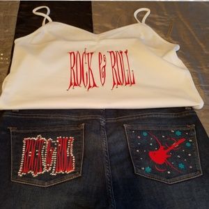Rock & Roll Spaghetti Top